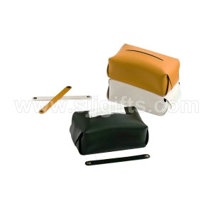 Custom Leather Tissue Box Cover
