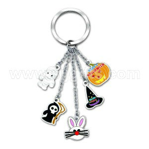 Stamped Soft Enamel Keychains