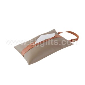 Custom Leather Tissue Box Cover