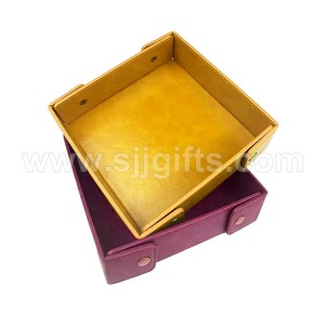 Custom Foldable Leather Trays