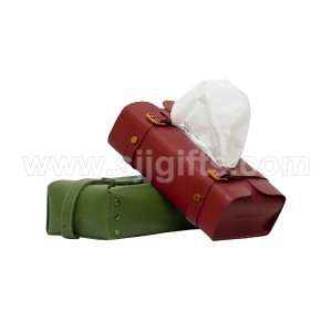 Custom Leather Tissue Box Cover
