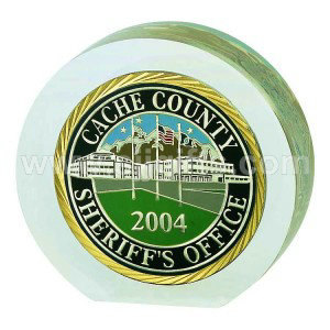 Paper Weight with Coin Embed