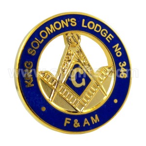 Masonic Lapel Pin Badge