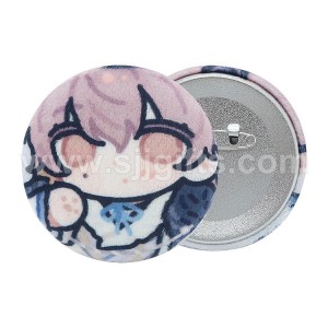 Custom Plush Button Badges