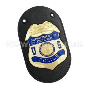 Leather Police Badge Wallets