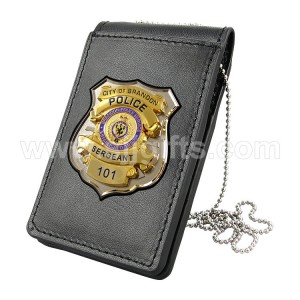 Leather Police Badge Wallets