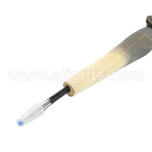 Wood Carved Cartoon Pen